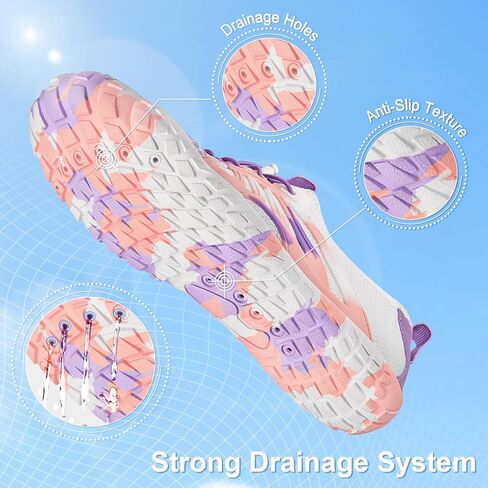 أحذية مياه Athmile للنساء رجال جاف جاف حافي القدمين أحذية السباحة غير المنقولة لخوض التجديف التجديف بالتجديف بالركض in Kuwait