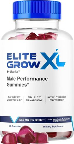 Elite Grow XL Gummies, Official EliteGrow XL Gummies, EliteGrow XL for Men Gummies, Elite Grow XL Supplement Support Gummies Premium Formula - All Natural Gummys, 60 Gummies for 1 Month in Saudi Arabia