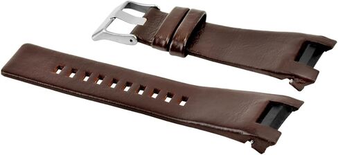 eWatchparts 32mm أحرز حزام فرقة الساعات الجلدية للديزل DZ1216 DZ1273 DZ4246 مشاهدة بني in Saudi Arabia