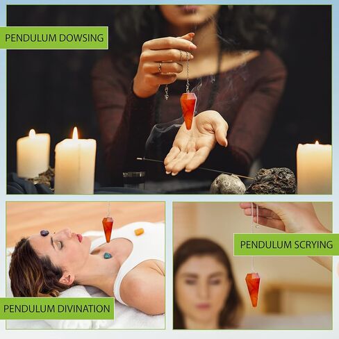 Yatskia Amethyst Crystal Pendulum reiki dowsing ، شقرا شفاء الأحجار الطبيعية - جدار المذبح معلق زخرفة الزخرفة ، بلورات هالة التنظيف - النقطة السداسية 6 جوانب in Saudi Arabia