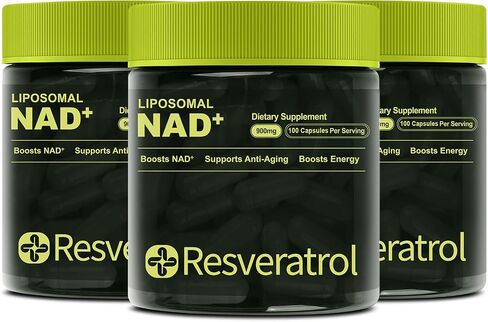 NAD Supplement, High Purity NAD Supplements for Women and Man, NAD Nicotinamide Riboside Resveratrol, NMNH Alternative - Liposomal NAD Supplement for Energy & Healthy Aging – 100 Capsules in Kuwait
