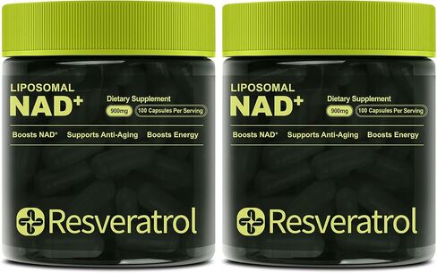 NAD Supplement, High Purity NAD Supplements for Women and Man, NAD Nicotinamide Riboside Resveratrol, NMNH Alternative - Liposomal NAD Supplement for Energy & Healthy Aging – 100 Capsules in Kuwait