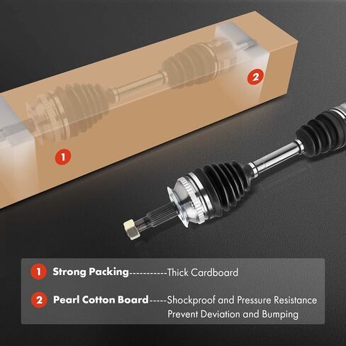 A-Premium الأمامي والخلفي مجموعة محور محور CV متوافق مع Polaris Ranger 500 ، Ranger XP 700 2005-2007 ، Ranger 700 2007 ، 4-PC Set ، استبدل# 1332284 ، 1332423 in Saudi Arabia
