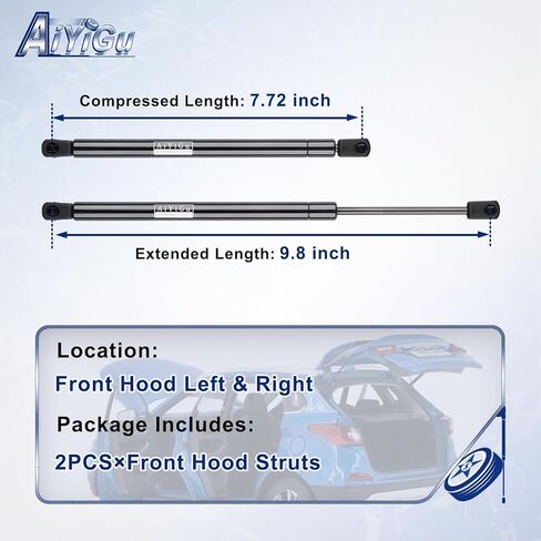 4067 Front Hood Struts الصدمات تدعم الرفع غازات غاز متوافق مع 1995 Ford Explorer ، 2001-2005 Ford Explorer Sport Trac ، حزمة من أجهزة كمبيوتر ، SG404020 in Saudi Arabia