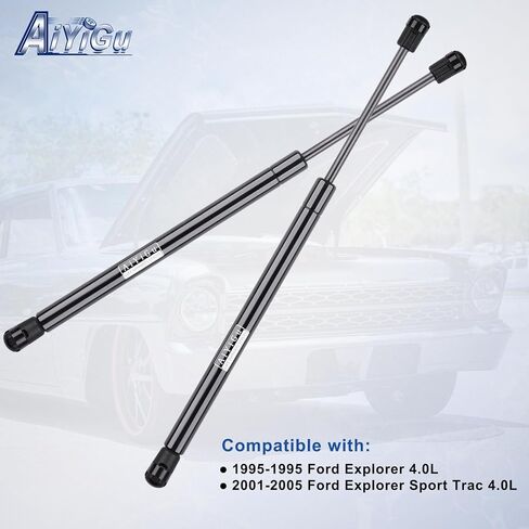 4067 Front Hood Struts الصدمات تدعم الرفع غازات غاز متوافق مع 1995 Ford Explorer ، 2001-2005 Ford Explorer Sport Trac ، حزمة من أجهزة كمبيوتر ، SG404020 in Saudi Arabia