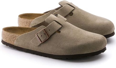 Birkenstock Women's Boston Soft Footbed Clogs, Mink, Tan, 10-10.5 Medium US in Saudi Arabia