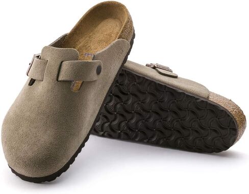 Birkenstock Women's Boston Soft Footbed Clogs, Mink, Tan, 10-10.5 Medium US in Saudi Arabia