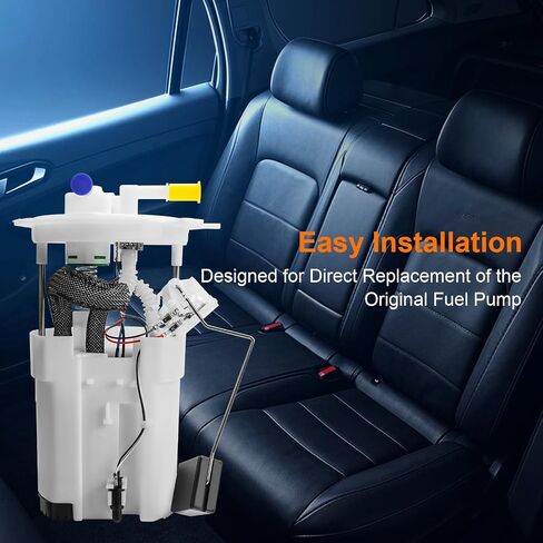 Electric Fuel Pump Assembly Compatible with 2007 2008 2009 2010 2011 2012 2013 Nissan Altima, 2009-2014 Maxima (2.5L L4, 3.5L V6), Replaces E8755M in Saudi Arabia