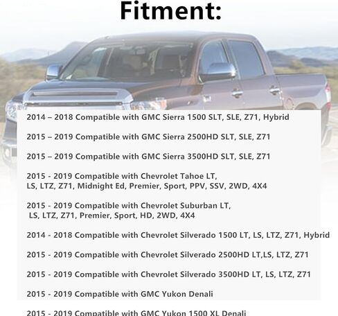FZJDSD Black Driver or Passenger Side Bottom Perforation Leather Seat Cover Compatible with Chevy GMC Silverado Tahoe Suburban Yukon Sierra 2014 2015 2016 2017 2018 2019 in Saudi Arabia