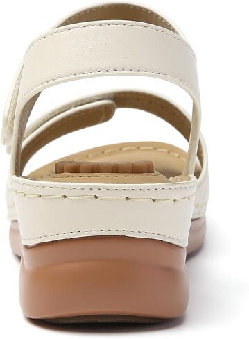 Tilocow Sandals Women Wedge Shoes - Orthopedic Comfortable Arch Support Platform Sandals for Women Wedge Summer Dressy Casual Bunion Walking Sandals in Kuwait