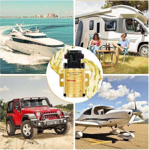 مضخة نقل الغاز 12 فولت مضخة نقل الوقود الكهربائية محمولة مضخة نقل السوائل تحرك ما يصل إلى 125 جالون من الغاز أو الديزل في الساعة ، مناسبة للمركبات والقوارب والمعدات والبنزين والديزل والمياه in Kuwait