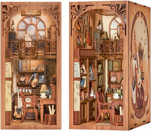 Hands Craft -DIY Miniature Kit Book Nook |Eternal Bookstore in Saudi Arabia