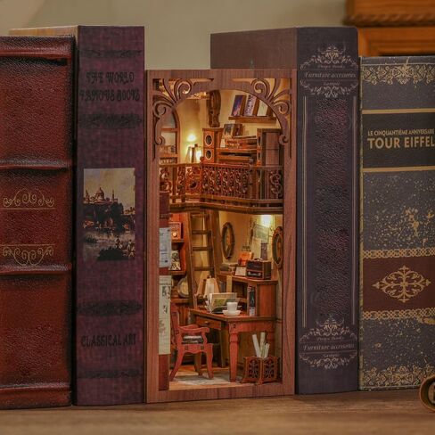 Hands Craft -DIY Miniature Kit Book Nook |Eternal Bookstore in Saudi Arabia