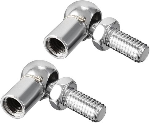 Uxcell Gas Spring End Fitting M8 Female Thread 8mm Round Hound Dia A3 Steel 2pcs in Saudi Arabia