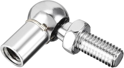 Uxcell Gas Spring End Fitting M8 Female Thread 8mm Round Hound Dia A3 Steel 2pcs in Saudi Arabia