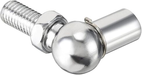 Uxcell Gas Spring End Fitting M8 Female Thread 8mm Round Hound Dia A3 Steel 2pcs in Saudi Arabia