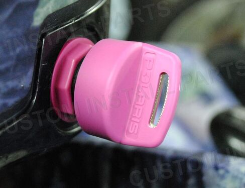 Color Coded Rubber Key Switch Cover Organizational Tool Compatible with Polaris (Pink) in Saudi Arabia