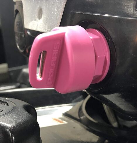 Color Coded Rubber Key Switch Cover Organizational Tool Compatible with Polaris (Pink) in Saudi Arabia