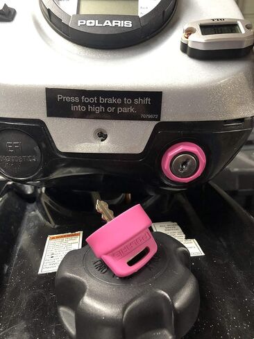 Color Coded Rubber Key Switch Cover Organizational Tool Compatible with Polaris (Pink) in Saudi Arabia