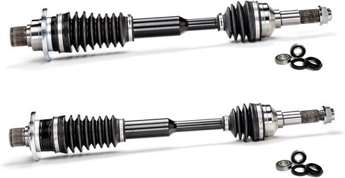 Monster XP Series Rear CV Axles & Brg Kits for Yamaha Rhino 450 & 660 2004-2009, Left & Right, Telescoping, Built Tough, 4340 Chromoly Steel, Direct Fit, Factory Length with 4" of Travel in Saudi Arabia