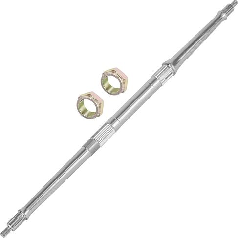 Caltric Rear Axle Shaft with Nut compatible with Yamaha Tri Z 250 YTZ250 1985-1986 / 38W-25381-10-00 in Saudi Arabia