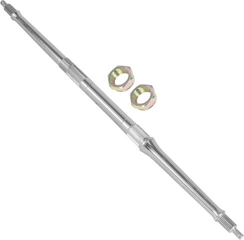 Caltric Rear Axle Shaft with Nut compatible with Yamaha Tri Z 250 YTZ250 1985-1986 / 38W-25381-10-00 in Saudi Arabia