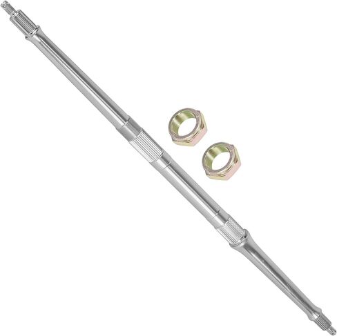 Caltric Rear Axle Shaft with Nut compatible with Yamaha Tri Z 250 YTZ250 1985-1986 / 38W-25381-10-00 in Saudi Arabia