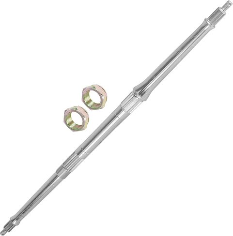 Caltric Rear Axle Shaft with Nut compatible with Yamaha Tri Z 250 YTZ250 1985-1986 / 38W-25381-10-00 in Saudi Arabia