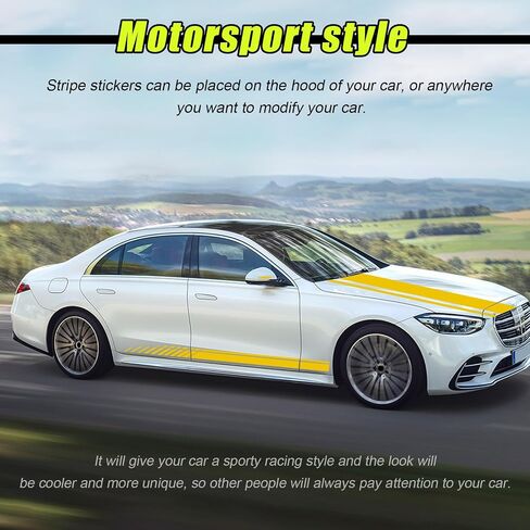 5 PCS CAR CAR HOOD Stripe Stripe ، شارات مرآة الرؤية الخلفية المعدلة فينيل ، مرآة لسباق الجسد التلقائي للرياضة ، ملصقات خارجية عالمية للتنورة ، مصد سقف التنورة (كبير ، وردي) in Saudi Arabia