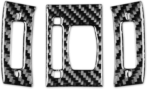 Real Premium Carbon Fiber Decoration Compatible with BMW X3 F25 2011-2017/X4 F26 2014-2017 Car Steering Wheel Sticker Trim Kit Auto Interior Accessories Decal 3pcs Black, BWX341117 in Saudi Arabia