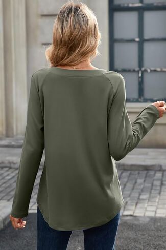 Dokotoo Women Tops Long Sleeve v Deck Dertts 2025 Fall Fashion Dary Disy Casual Business Tunic Blouses in Kuwait
