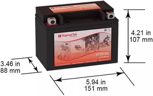 ES9BS Motorcycle Battery (Replacement) in Saudi Arabia