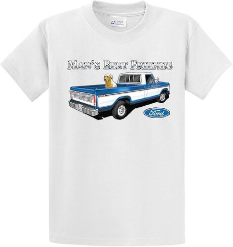 Ford Truck Man's Best Friend Dog Lab Men's Pickup Classic Retro Retriever F150 Garage Mechanic in Saudi Arabia