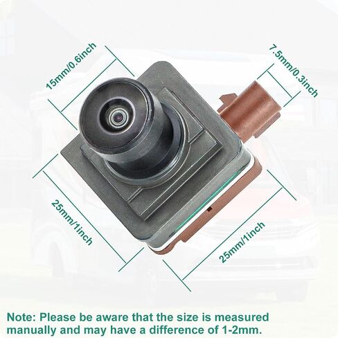 ML3T-19G490-BC Front View Camera for Ford F-150 360 XL XLT Platinum 2021 2022 2023, OE Front Grill Camera Replaces ML3T19G490BC, ML3T-19G490-BB, ML3T19G490BB by GreenYi in Saudi Arabia