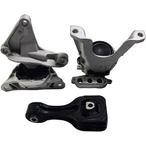 Complete Motor Mount & Auto Trans Mount Set Compatible with 2016-2021 Honda Civic 1.5L CVT Turbo Automatic Engine Mounts&Transmission 500820TEKM02, 50890TBAA82, 50850TBCA81 in Kuwait