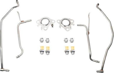 Dasbecan 926-186 926-187 Turbo Line Line Kit Prastenger and Driver FIT COLLE FIT 2011-2016 FORD F150 ، 2015-2021 Ford Transit 150/250/350/350 HD ، 2015-2017 Lincoln Navigator in Saudi Arabia