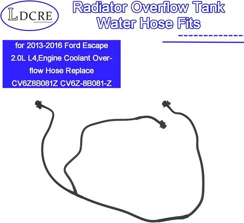 يناسب خرطوم مياه الخزان المبرد في الفائض 2013-2016 فورد إسكات 2.0L L4 ، خرطوم سائل التبريد المحرك استبدال CV6Z8B081Z CV6Z-8B081-Z in Saudi Arabia