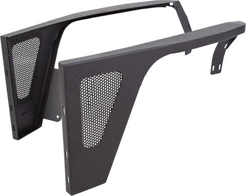 KUAFU Front Fender Flares Compatible with 1987-1995 Jeep Wrangler YJ Body Armor Rocker Guards with LED Eagle Lights Powder Coated Steel Driver and Passenger Side in Saudi Arabia