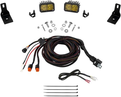 Diode Dynamics Stage Series Backlit Ditch Light Kit compatible with Ford Maverick 2022-2024, Bracket Only None in Saudi Arabia