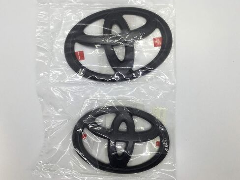 Genuine Toyota 4Runner Nightshade 2 Piece Black/Blackout Emblem Overlay Set PT948-89190-02 in Saudi Arabia