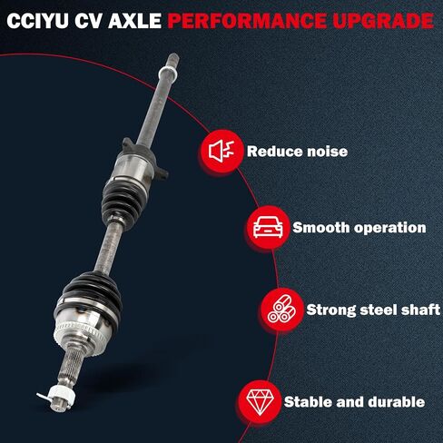 CCIYU 66-6215 CV AXLE ROMBLY ASSEMBLY FIT 2002-2006 لنيسان Altima 3.5L ، 2004-2006 لنيسان MAXIAN in Saudi Arabia