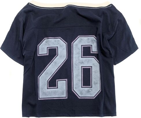 Hollister California Women's Oversized Off-The-Shoulder Varsity Graphic Tee HOW-70 in Saudi Arabia