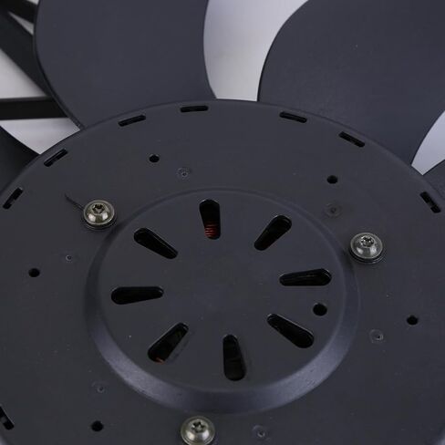 Radiator Cooling Fan Assembly 621211 76285 17427543282 17427514181 Compatible for BMW E60 E63 E64 E65 525i 525xi 528i 528xi 530i 530xi 545i 645Ci 750i in Kuwait