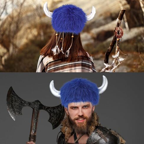 Blue Buffalo Hat Original Costume Accessory for Adult Man Women Halloween Party in Saudi Arabia
