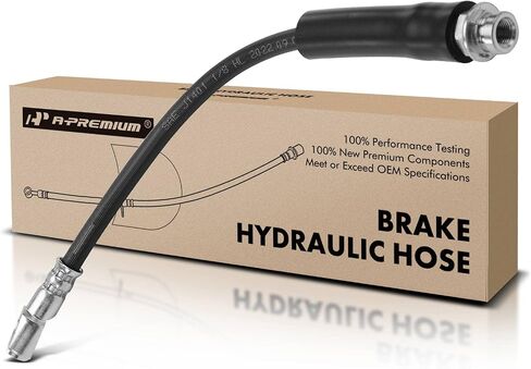 خرطوم الهيدروليكي الأمامي A-premium متوافق مع طرازات Chevy ، Oldsmobile و Pontiac-Cavalier 1995-2005 ، Classic 2004-2005 ، Malibu 1997-2003 ، Alero 1999-2004 ، Cutlass ، Grand AM ، Sunfire in Saudi Arabia