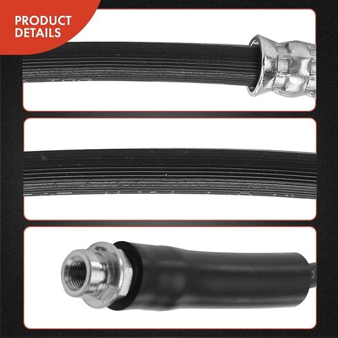 خرطوم الهيدروليكي الأمامي A-premium متوافق مع طرازات Chevy ، Oldsmobile و Pontiac-Cavalier 1995-2005 ، Classic 2004-2005 ، Malibu 1997-2003 ، Alero 1999-2004 ، Cutlass ، Grand AM ، Sunfire in Saudi Arabia