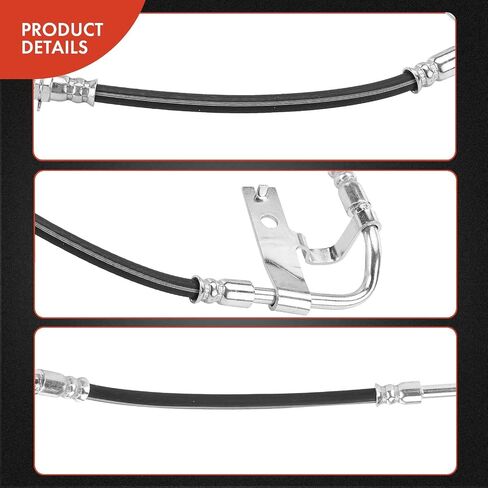 A-Premium Front Passenger Brake Hydraulic Hose Compatible with Dodge Models - Dakota 1997-1999, Durango 1998-1999 - Replace# 52008994 in Saudi Arabia