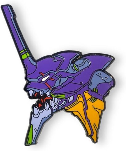 Evangelion Neon Genesis Pin - دبابيس Asuka & Rei Ayanami - Unit01 & 02 - المينا الصلبة - حجم Xlarge in Saudi Arabia