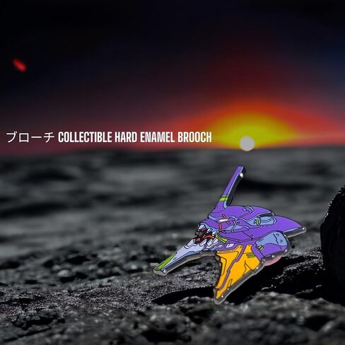 Evangelion Neon Genesis Pin - دبابيس Asuka & Rei Ayanami - Unit01 & 02 - المينا الصلبة - حجم Xlarge in Saudi Arabia
