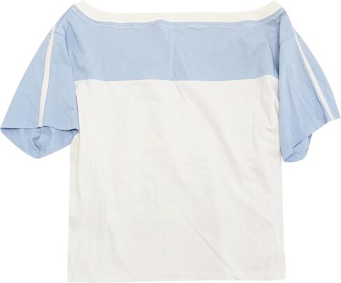 Hollister California Women's Oversized Off-The-Shoulder Varsity Graphic Tee HOW-70 in Saudi Arabia